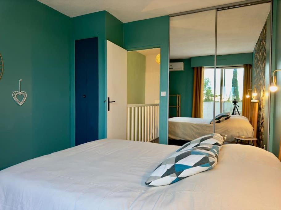 Maison Au Calme 2 Chambres Terrasse Clim Parking Gratuit Montpellier Esterno foto