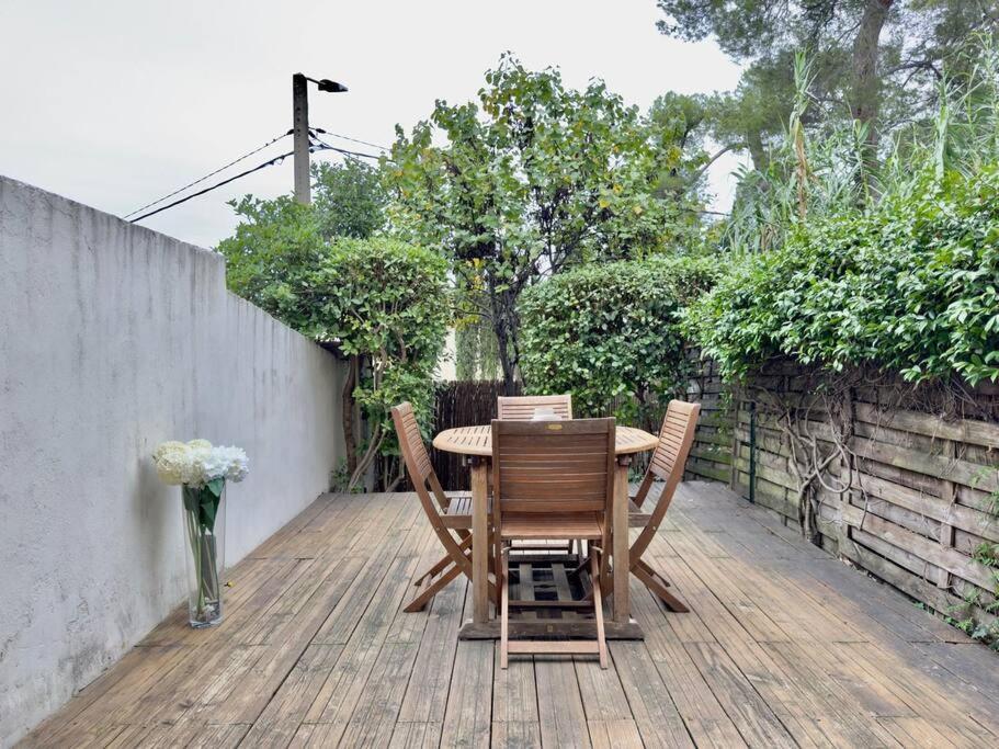 Maison Au Calme 2 Chambres Terrasse Clim Parking Gratuit Montpellier Esterno foto